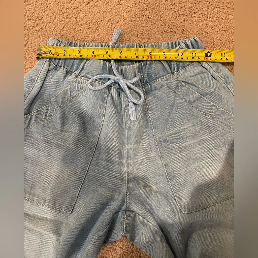 Women's Fashion Y2K High Waist Skinny Stretch Ripped Denim Jeans Blue Size undefined - Image 4