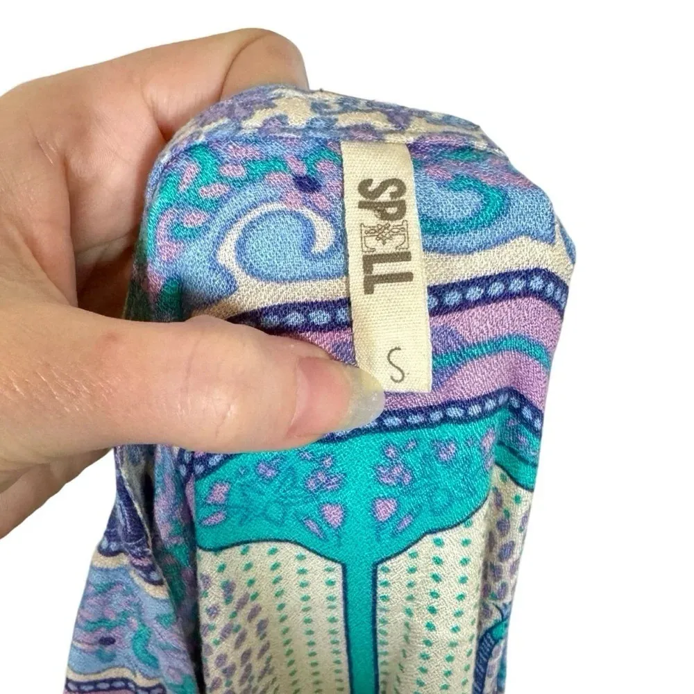 Spell and the Gypsy Collective Xanadu Boho Maxi Dress Original Release Peacock Purple - Image 10