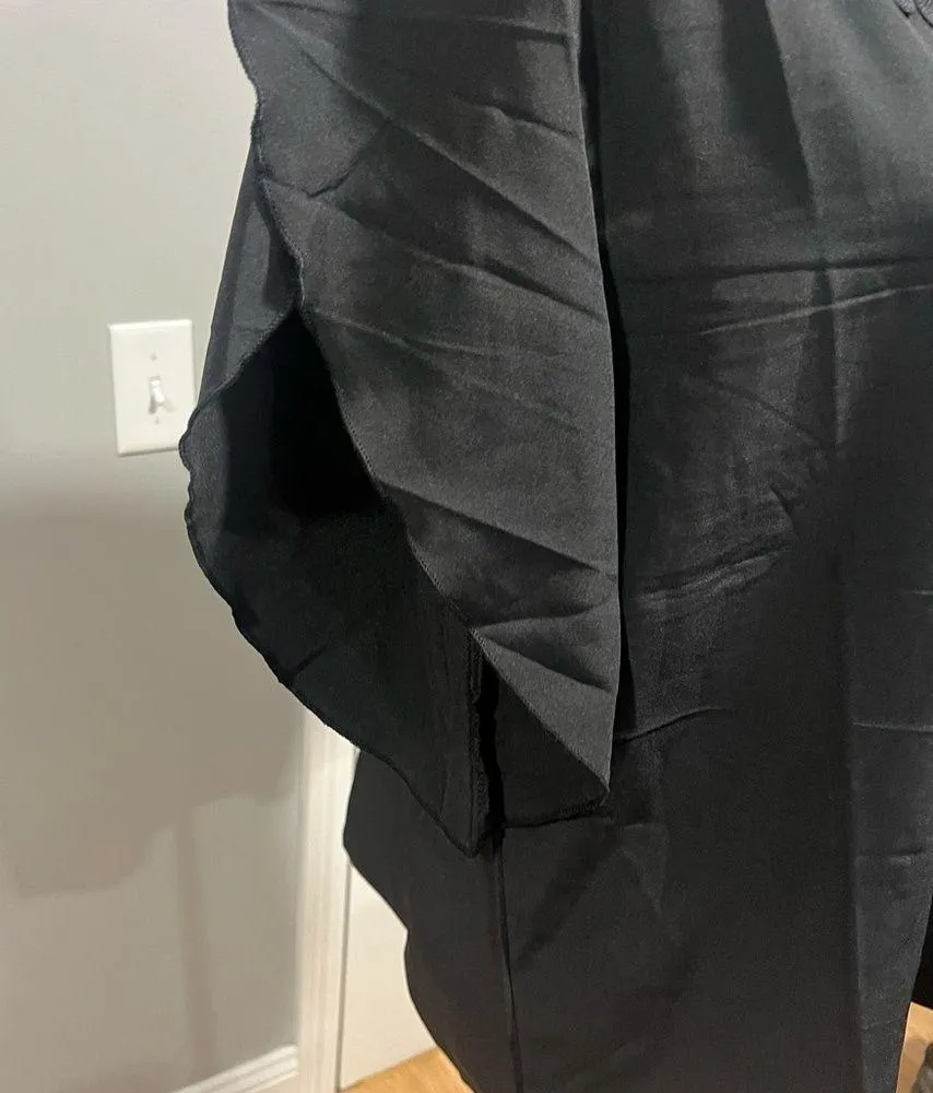 women’s flowy sleeve blouse floral lace v neck Size XL - Image 3