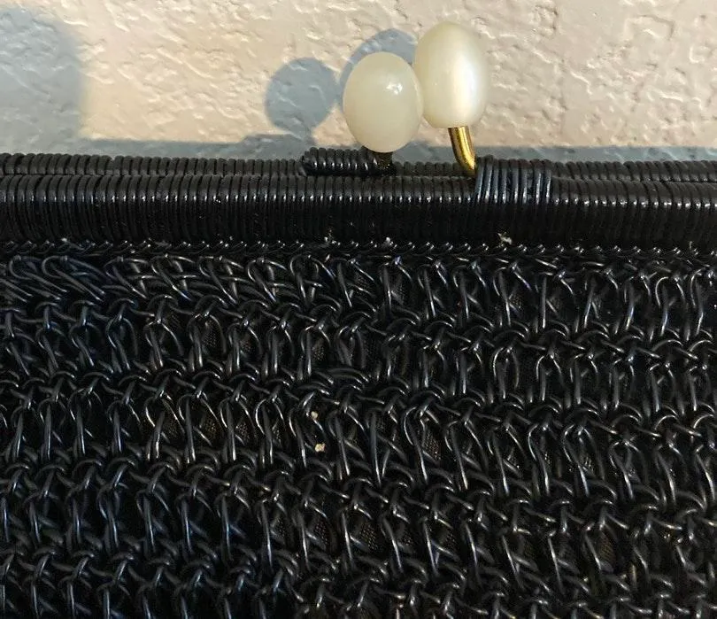 Mint Vintage 1930s-1940s  Made in Italy clutch & matching coin purse . Sz 9.5”x6.5” - Image 2