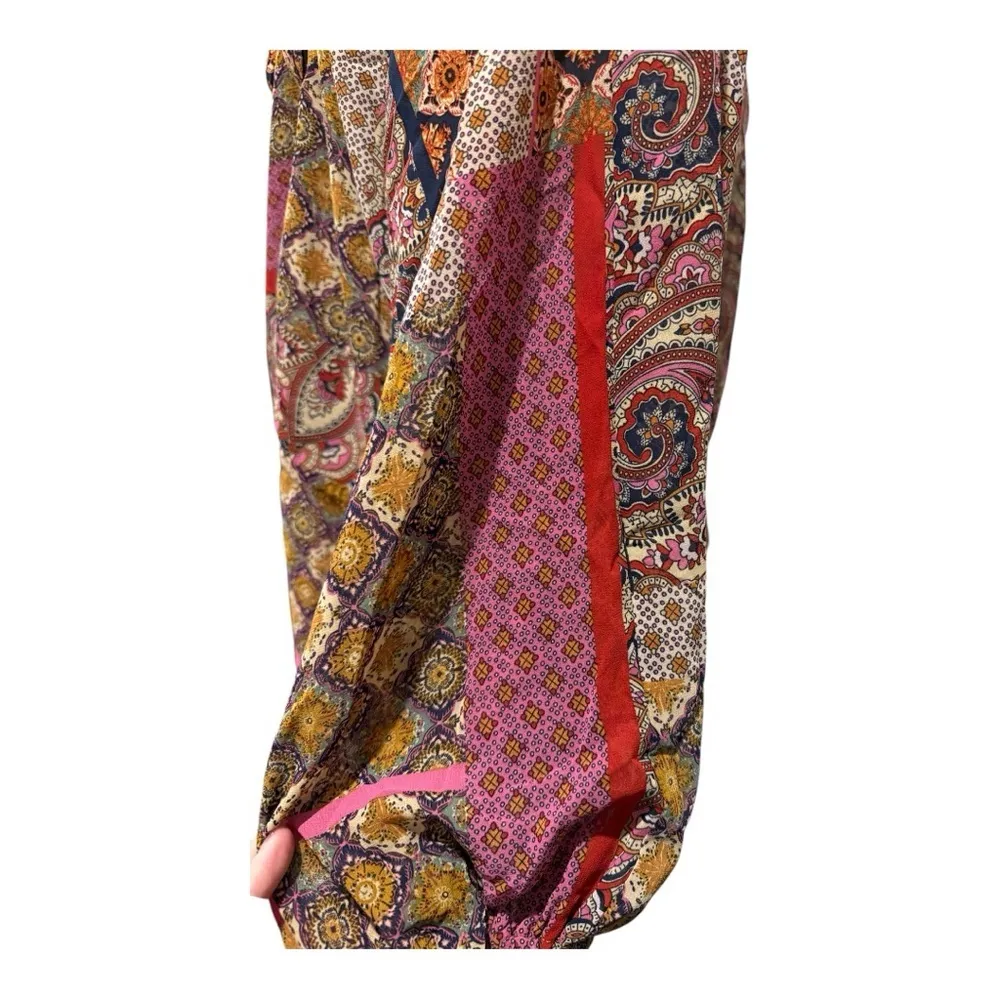 NWT Aakaa Boho Floral/Tribal Print Blouse - Image 5