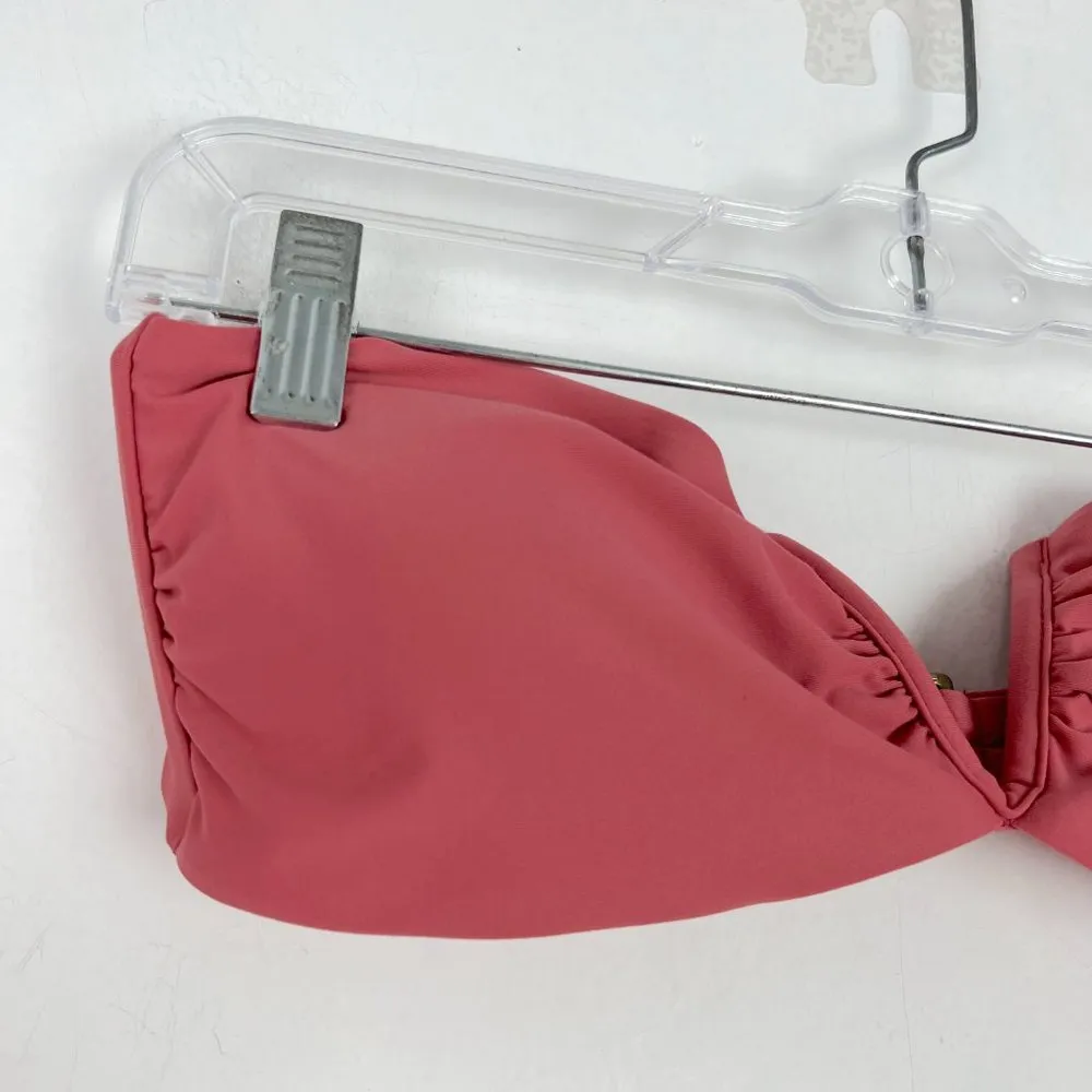 NWT Andie Swim The Scala Top Flat Strapless Punch Pink Size Medium M NEW - Image 3