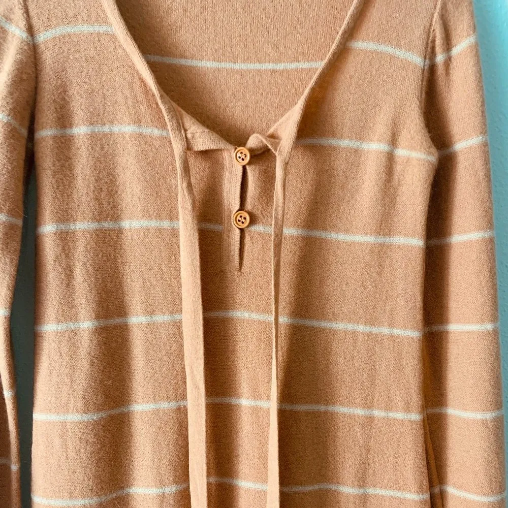 Vintage Sonia Rykiel Striped Sweater Dress Size S (IT 40) - Image 3