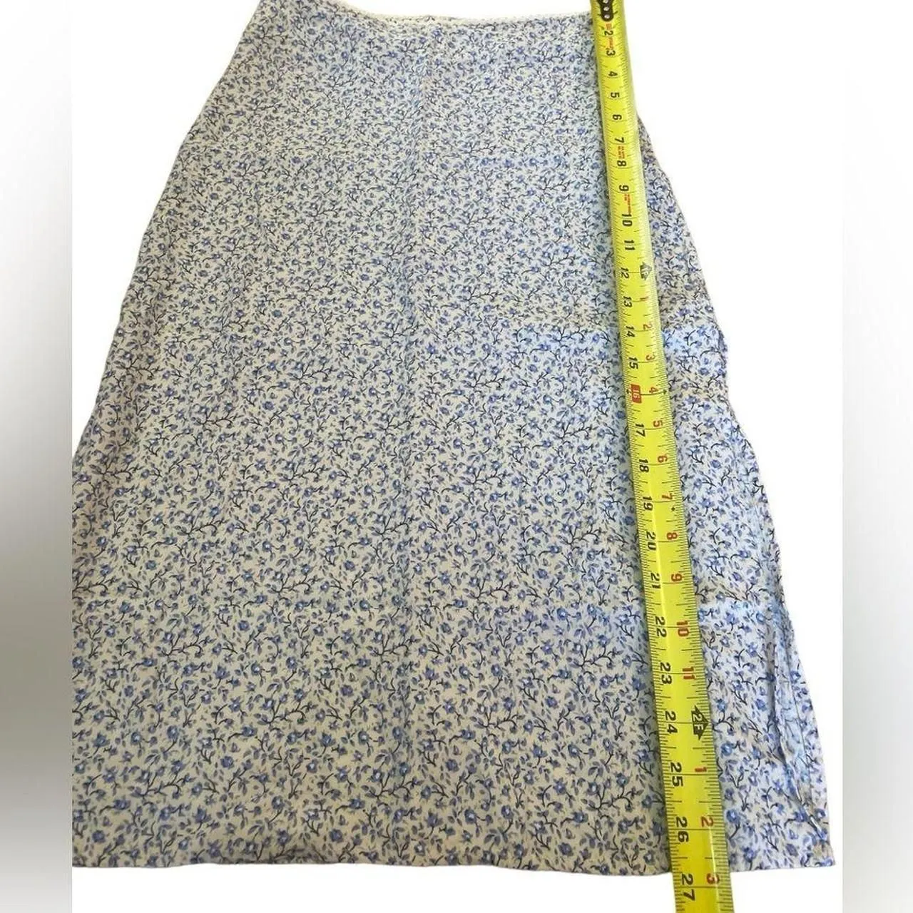 Brandy-melville Women's Blue and White Skirt - Image 5