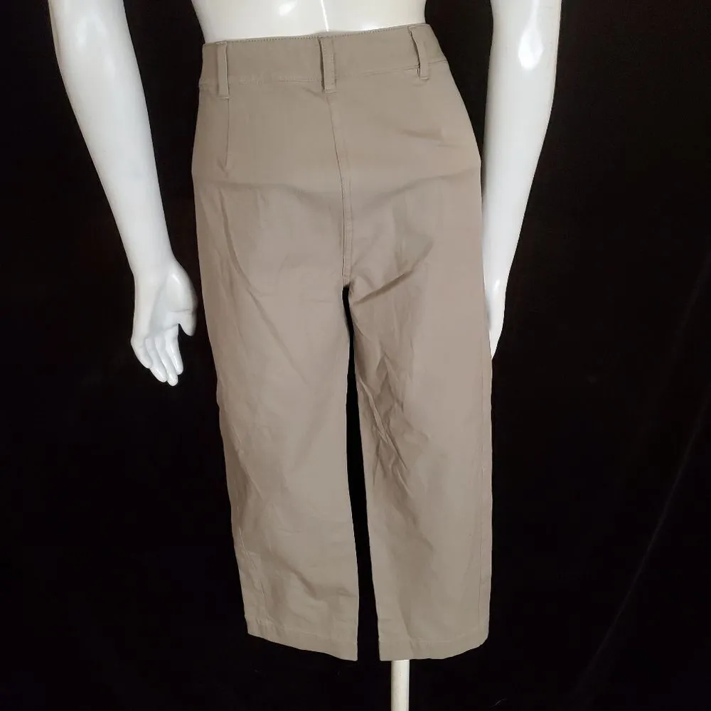 Eileen Fisher Khaki Capris (XS) - Image 4