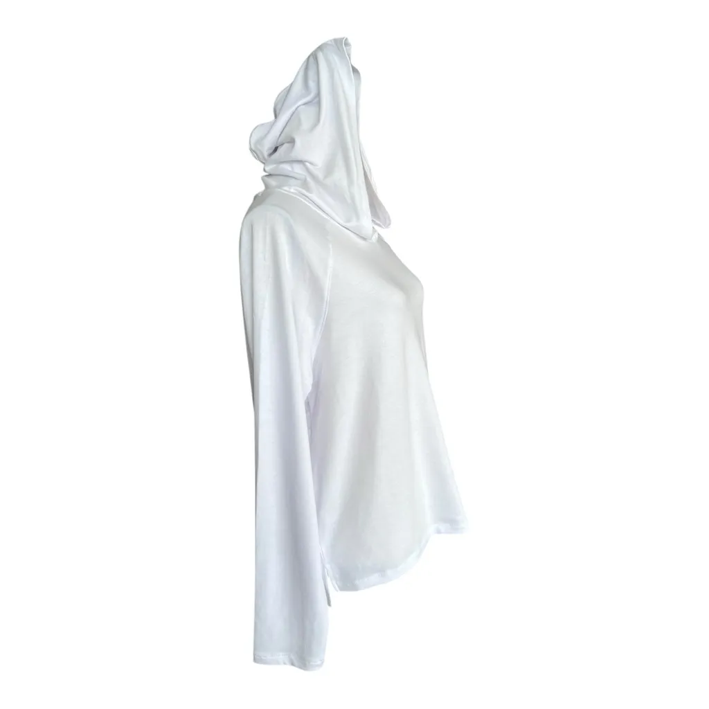 RBX Women's White Hoodie Sweatshirt Size L Size L - Image 3