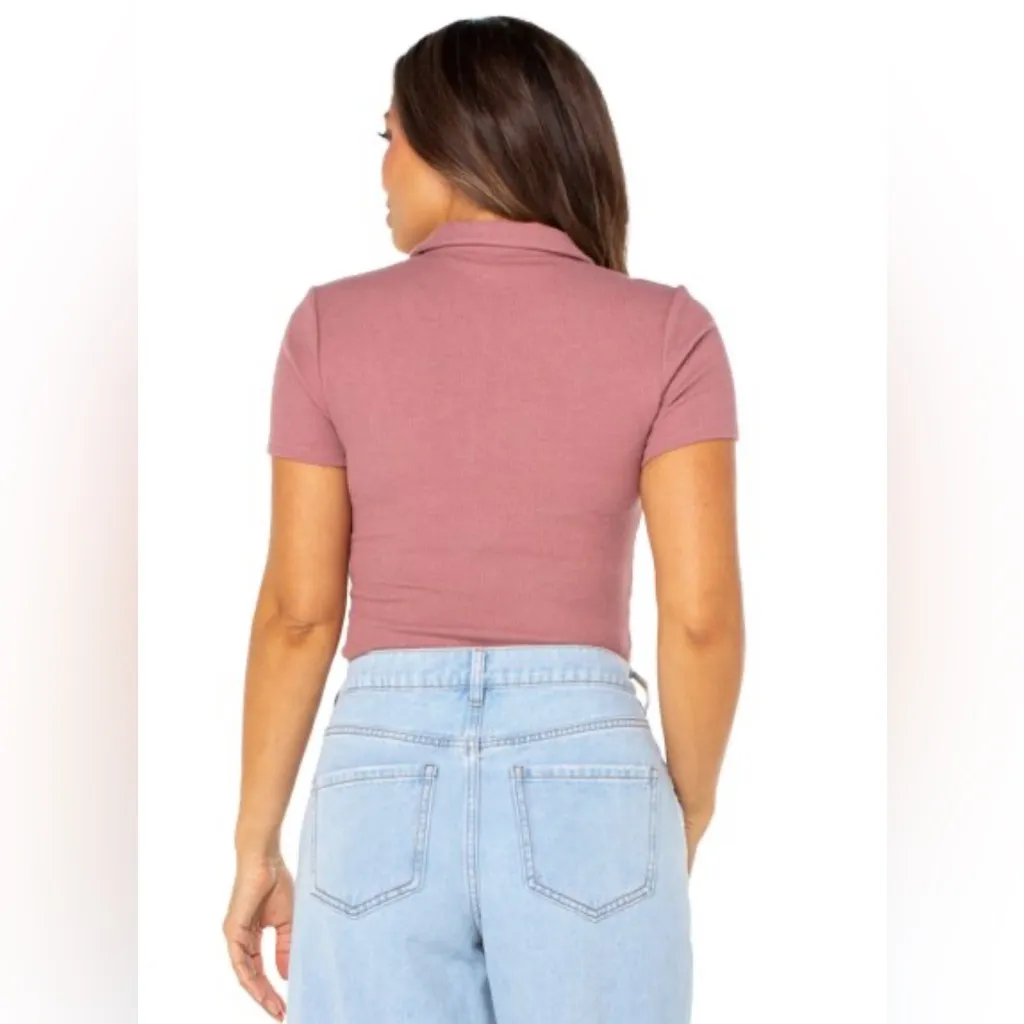 Celebrity Pink - Pink half zip sweater polo size XXL NWT - Image 2