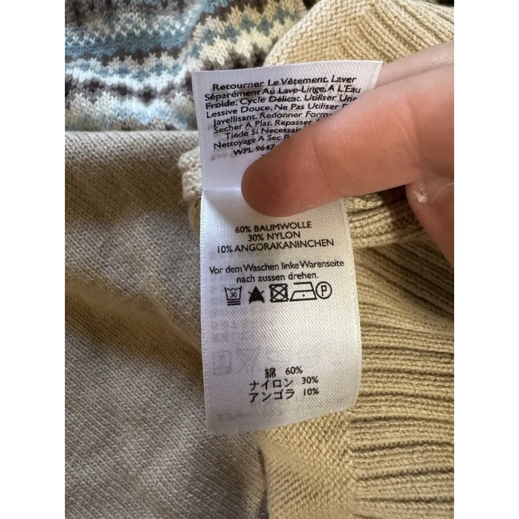 Eddie Bauer Collectibles‎ Sz XXL Button Down Cardigan Sweater Rabbit Hair Blend - Image 11