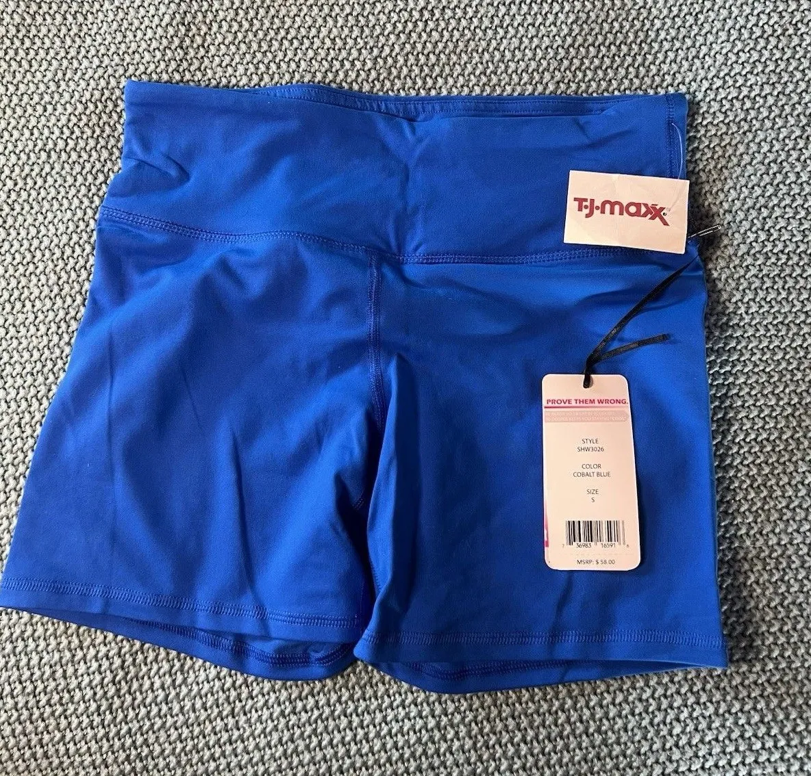 90 Degree By Reflex (Provethemwrong) Cobalt Blue Gym Shorts Vibrant Comfy Size S - Image 1