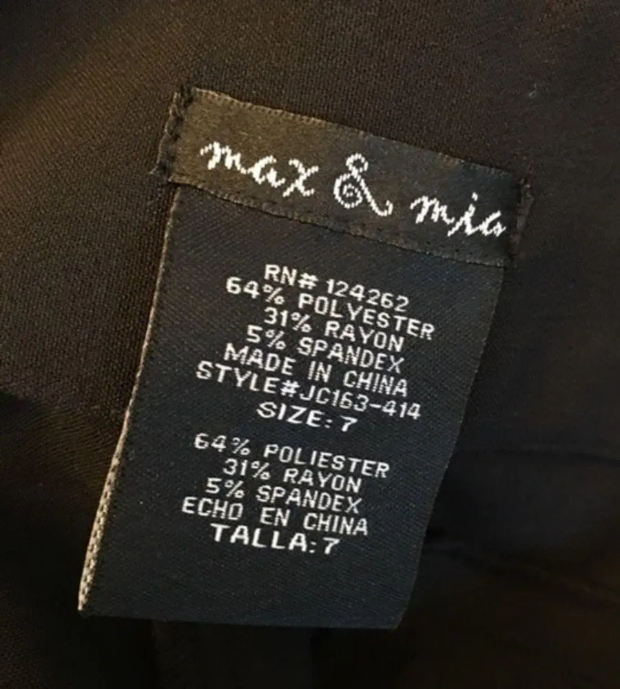 max & mia ladies pants size 7 - Image 6