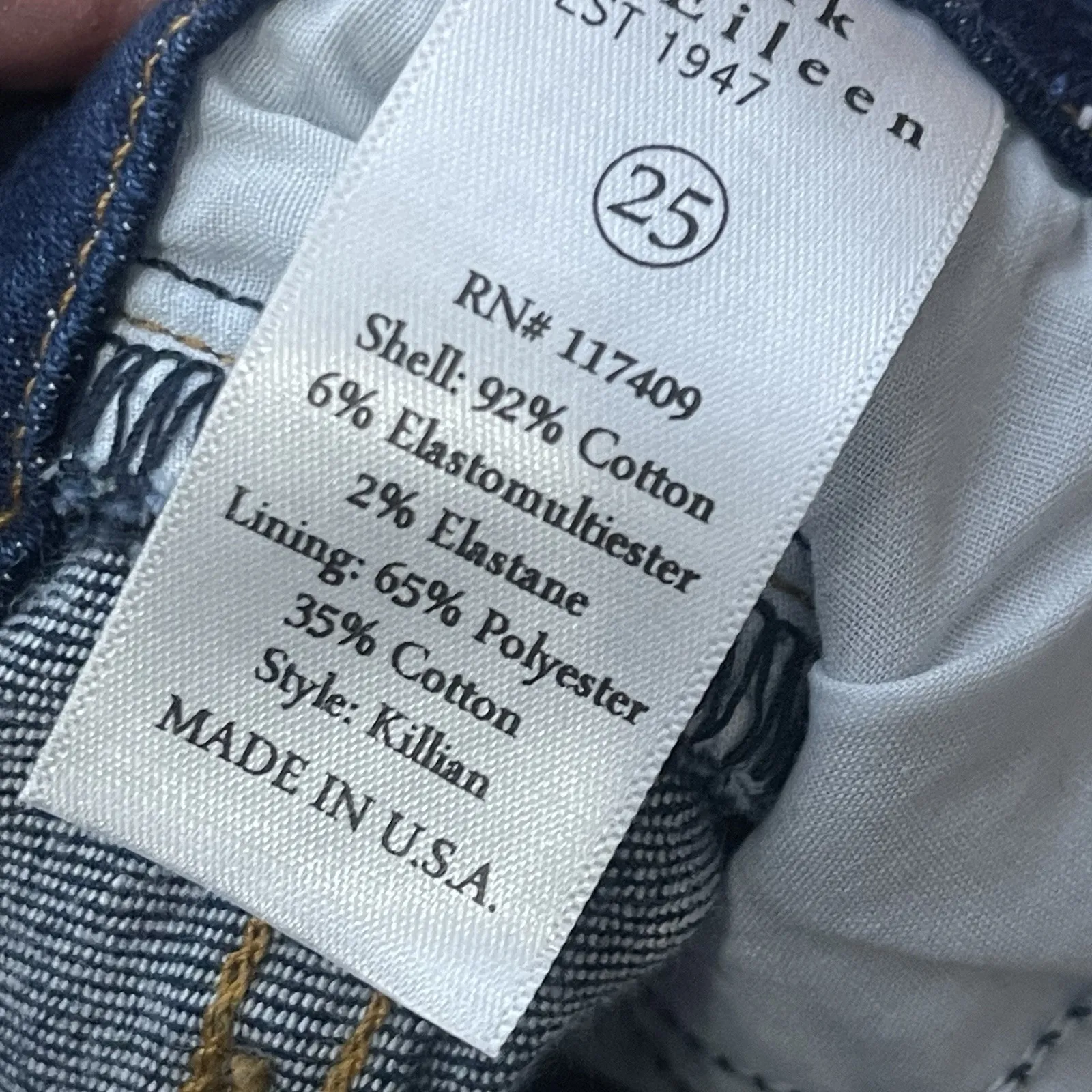 FRANK & EILEEN Killian Crop Flare Jean 2003 Wash Size 25 NEW Kick Flare Denim - Image 13