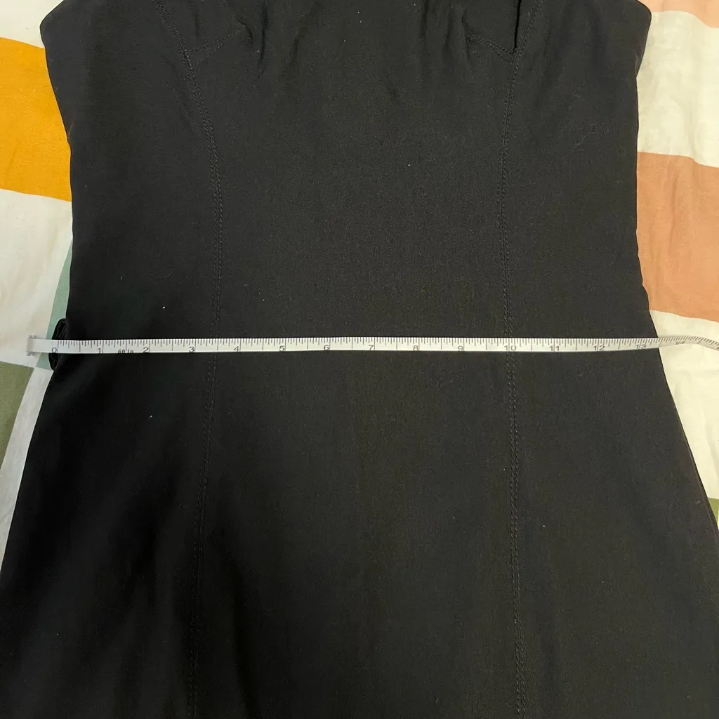 XOXO Black Sleeveless Midi Dress w/ Belt - Image 7