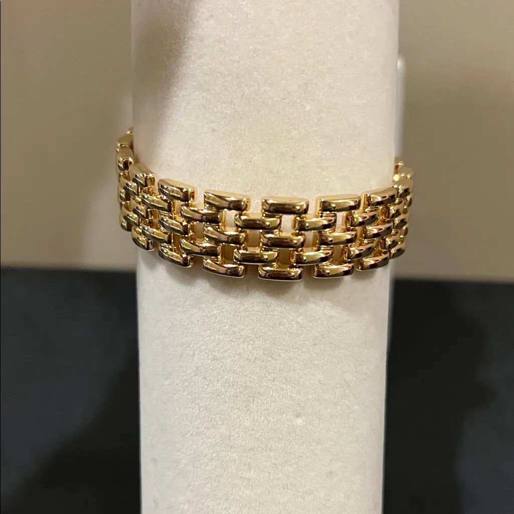 House of Harlow 1960 | Timeless Collection Gold Link Bracelet - Image 10
