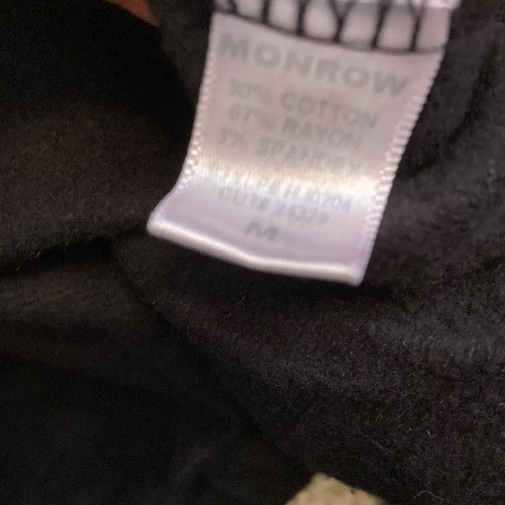 $168 MONROW FULL ZIP HOODIE | M Black Size M - Image 2