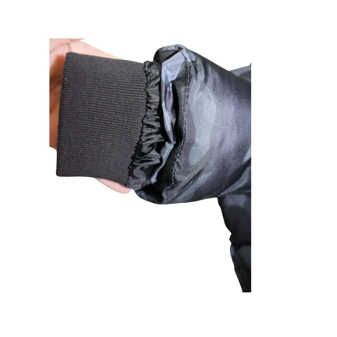 Sebby‎ Cropped Winter Camo Puffer Coat Women's Size Small - Image 7