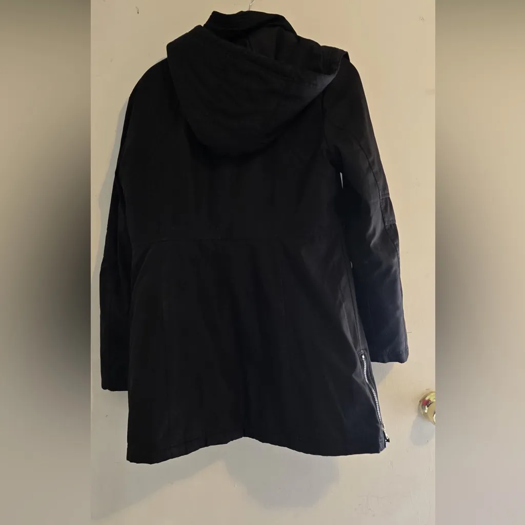 Jessica Simpson Black Hooded Ski Jacket - Image 3