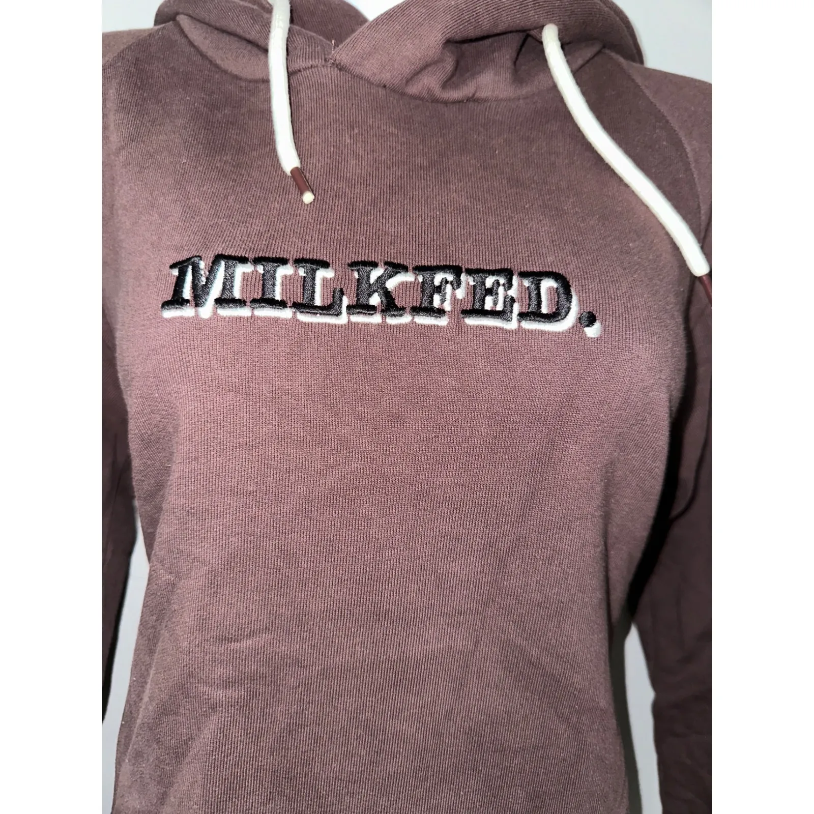 MILKFED Women's Brown Hoodie Dress Long Sleeve Sweatshirt Dress Size‎ S - Image 2
