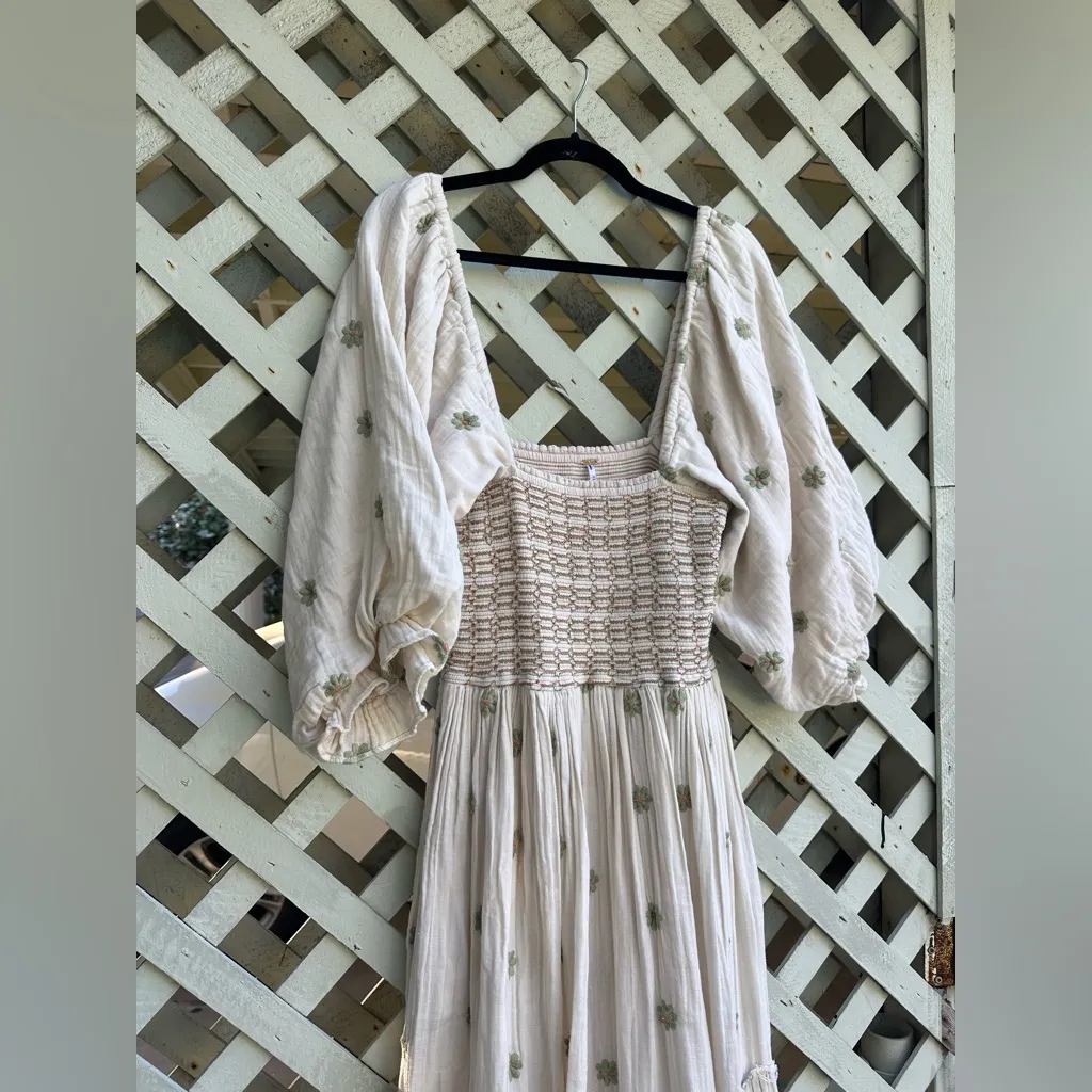 Free people Dahlia Embroidered Maxi Dress - Image 10