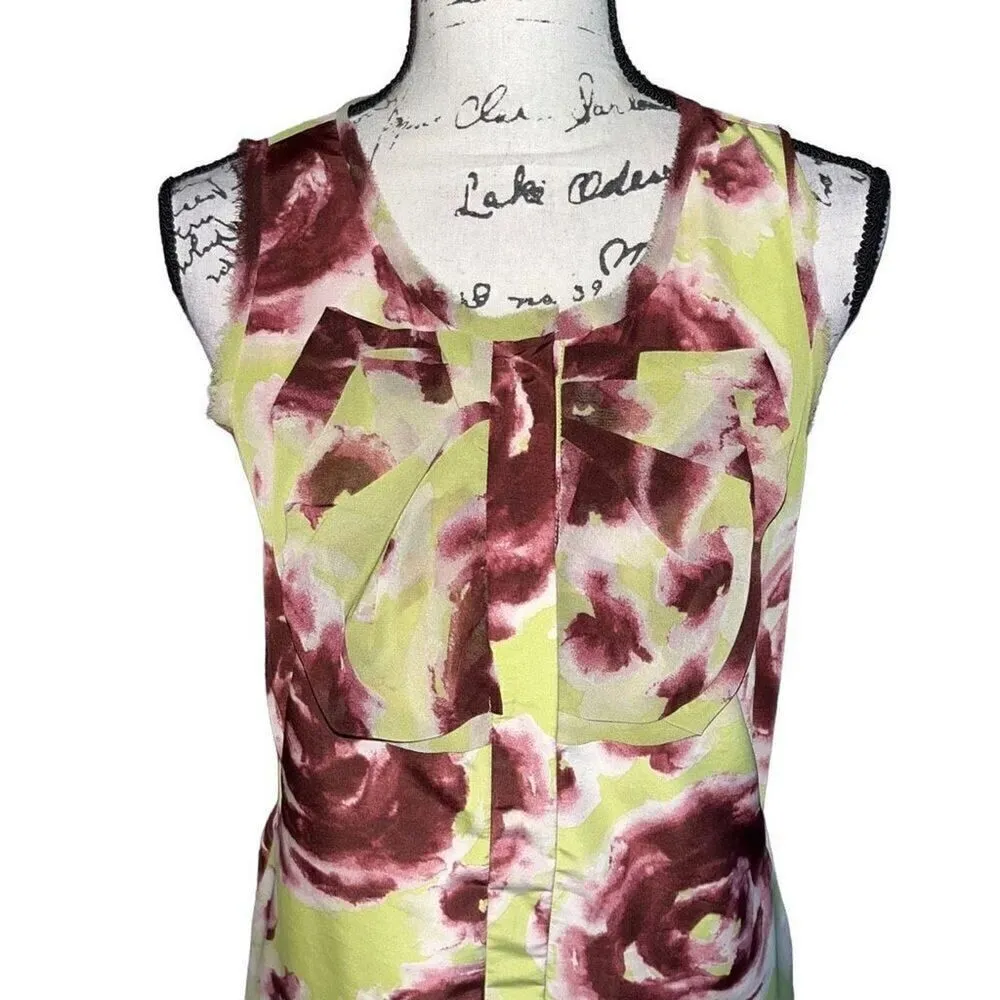 Simply Vera Vera Wang green & purple dress 4‎ - Image 4