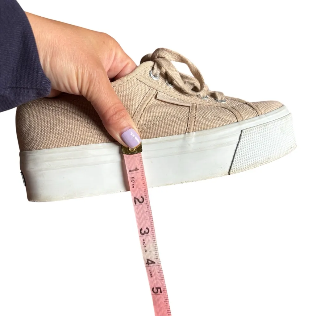Superga 2790 ACOTW Beige Platform Sneakers- Size 5.5 - Image 13