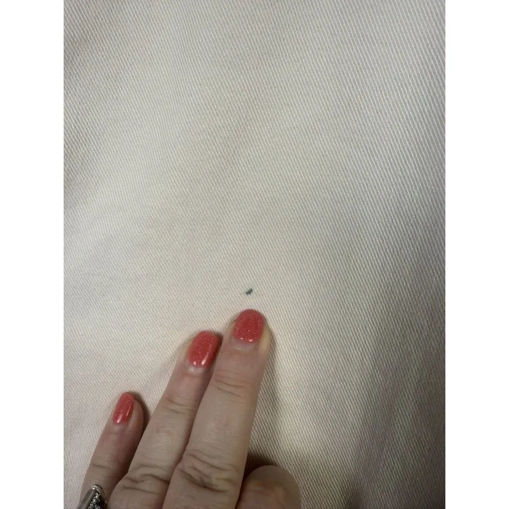 GAP Pants Womens 4 Light Pink High Rise Wide Leg Crop Chino Spring Casual‎ - Image 7