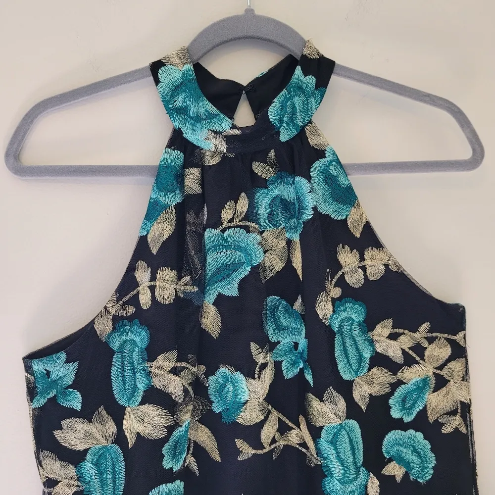 Trina Trina Turk Cian Scalloped Edge Embroidered Dress - Image 3