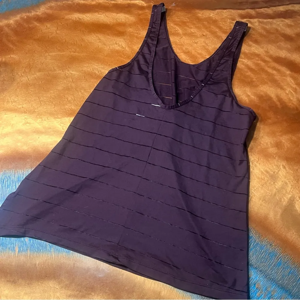 Athleta sheer striped tank medium - Image 2
