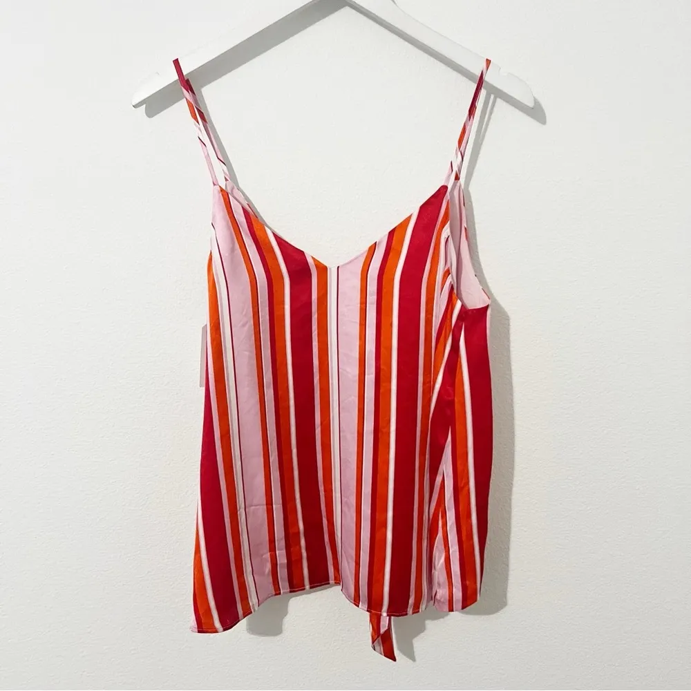 NEW NWT Cami NYC The Arlo Cami Red Tropical Stripe Tank Top Blouse Revolve Sz XS - Image 7