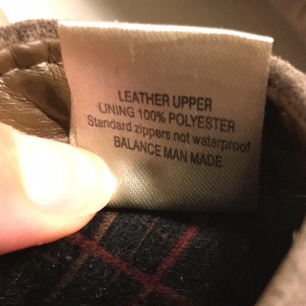 Blondo Women’s Leather Suede Waterproof Taupe Stacked Heel Booties Boots - Image 14