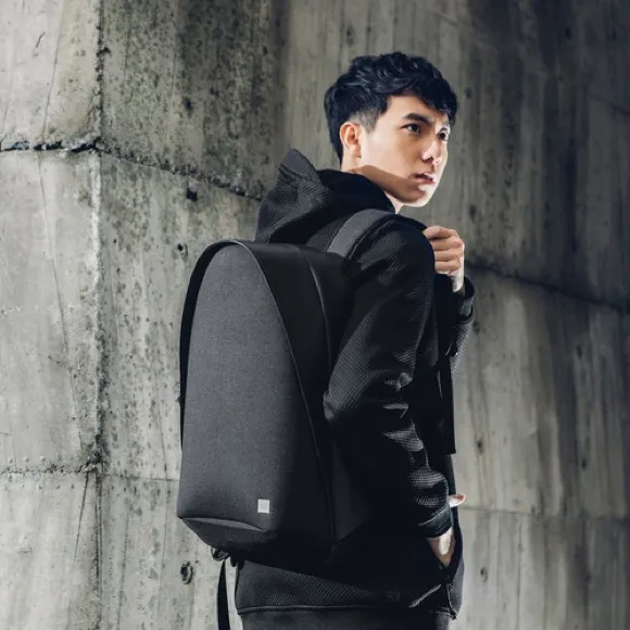 Moshi Tego Urban Backpack Charcoal Black Laptop‎ Bag RFID Anti - Image 5