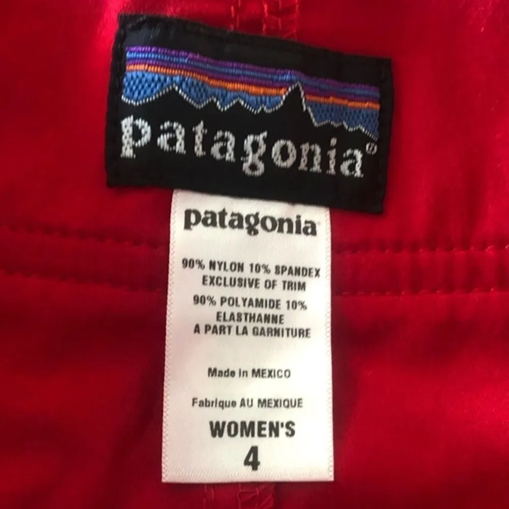 PATAGONIA BOARDIE 6 SPECIAL RED AVON OCEAN RESCUE BEACH PATROL SHORTS 4 - Image 4