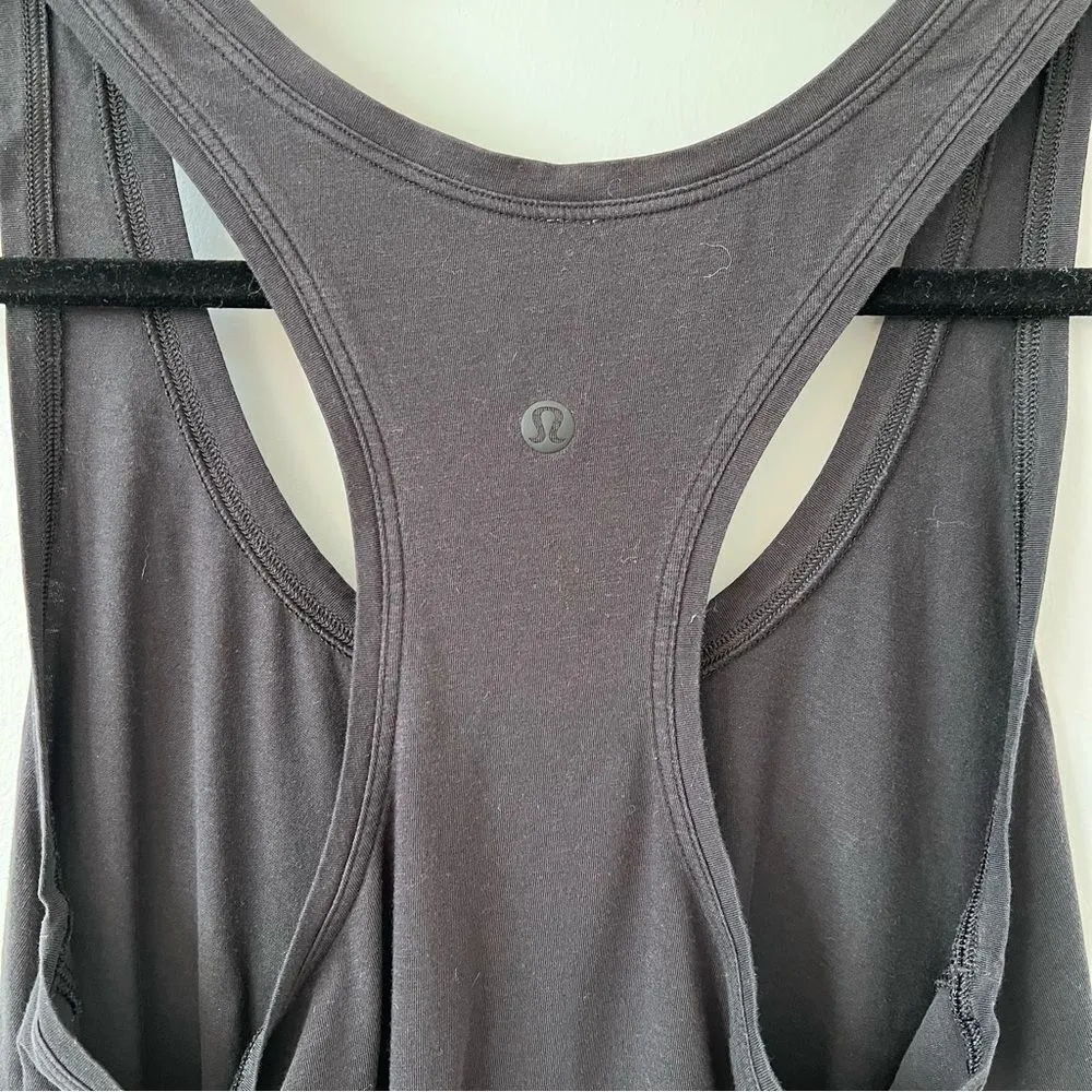 Lululemon black racer‎ back tank top - Image 3