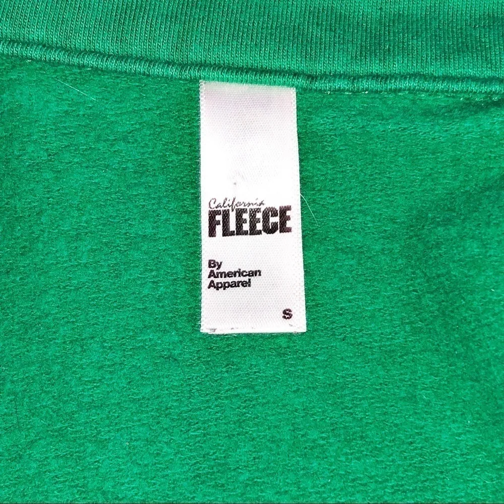 American Apparel Green Detroit's Own Track Jacket Size S - Image 6