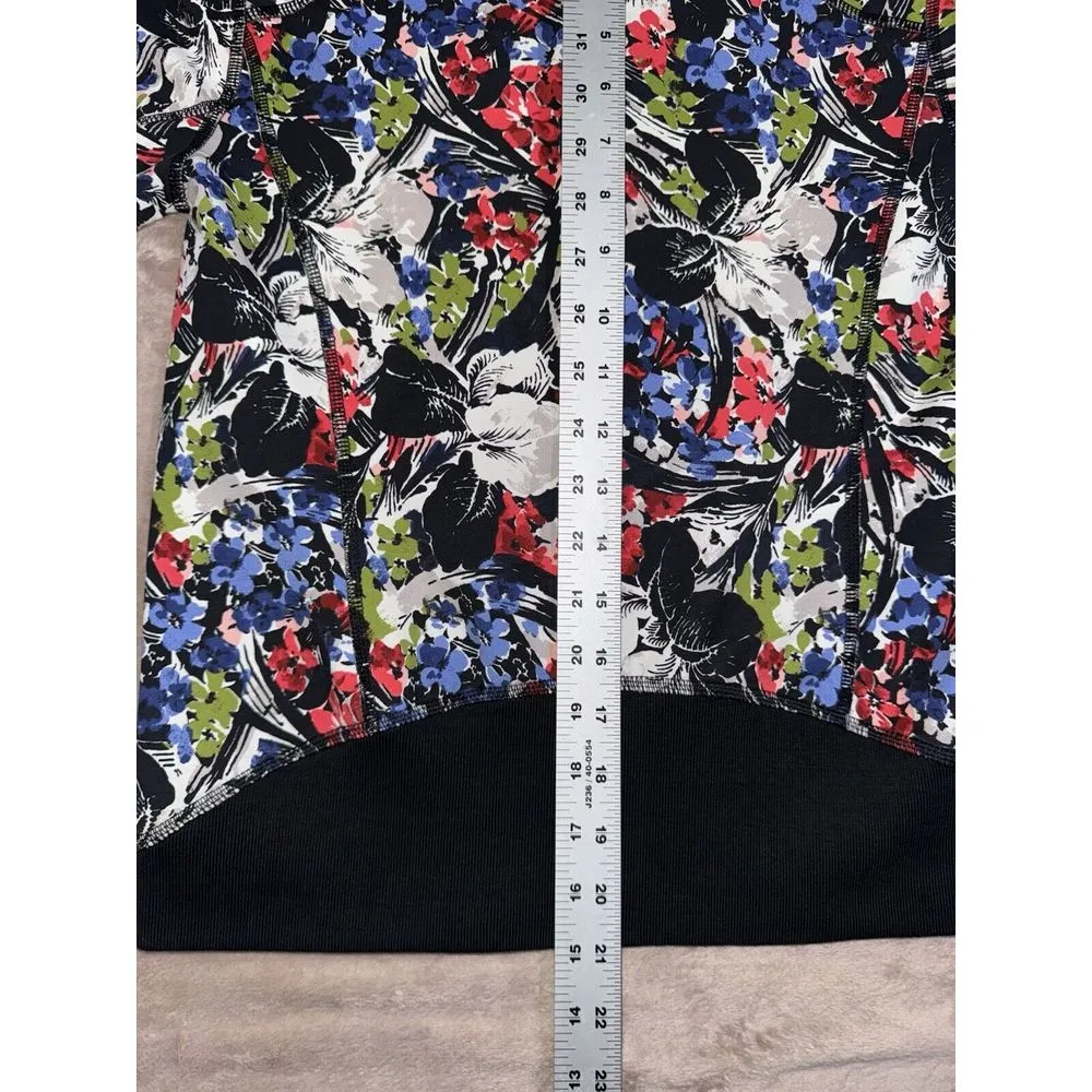 LRL Ralph Lauren Women's Floral‎ Track Style Full Zip Jacket Size Small - Image 8