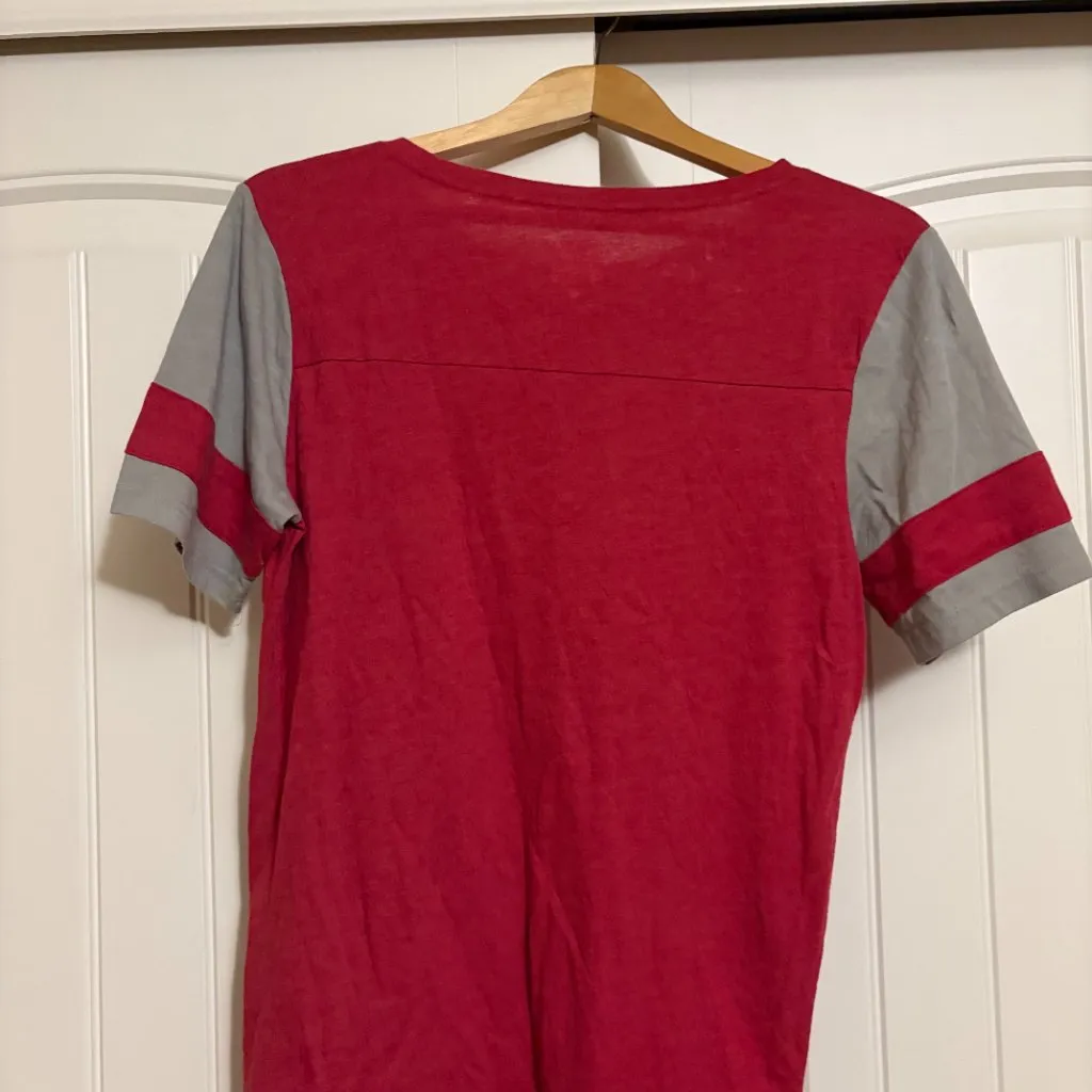 USC Trojans Short Sleeve T Shirt Women's Medium Nike Red Gold Crew Neck Cotton - Image 3