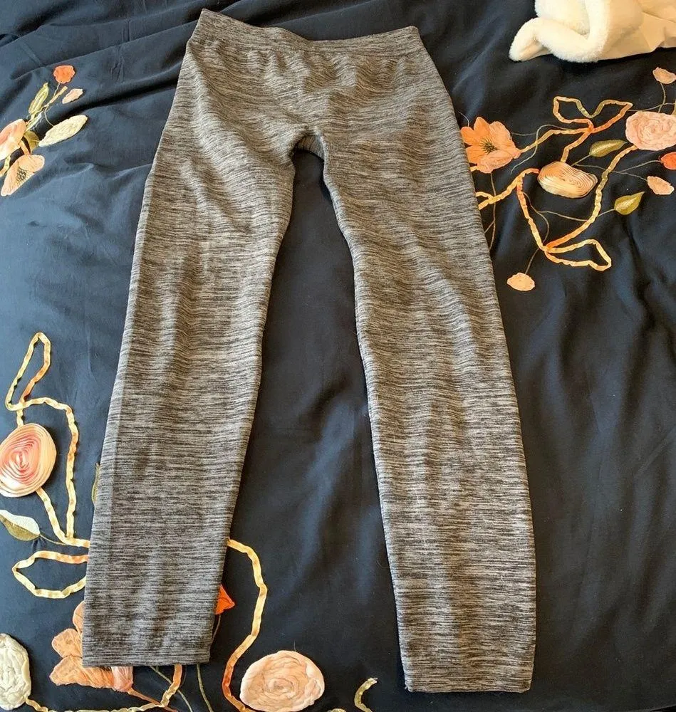 Grey fleece lined leggings - Image 3