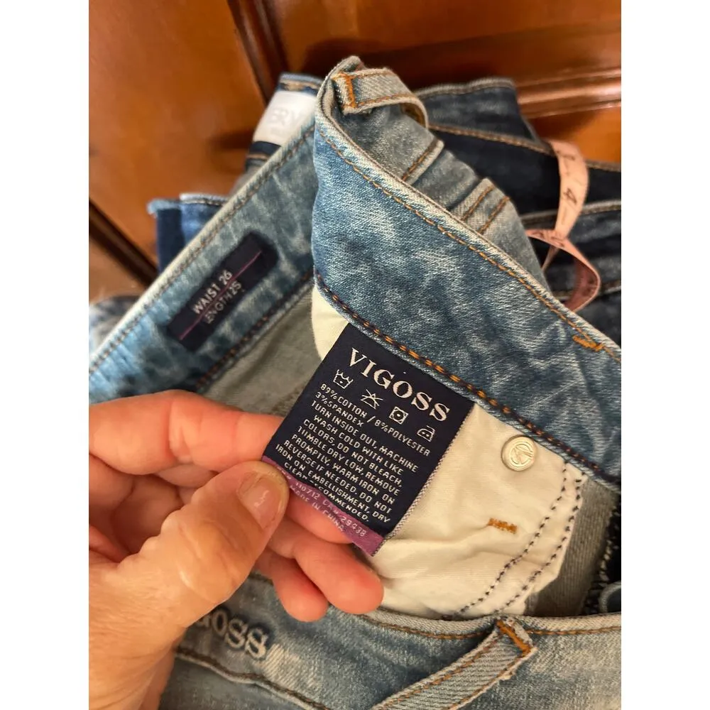 Vigoss The Jagger skinny distressed jeans size 26 - Image 6
