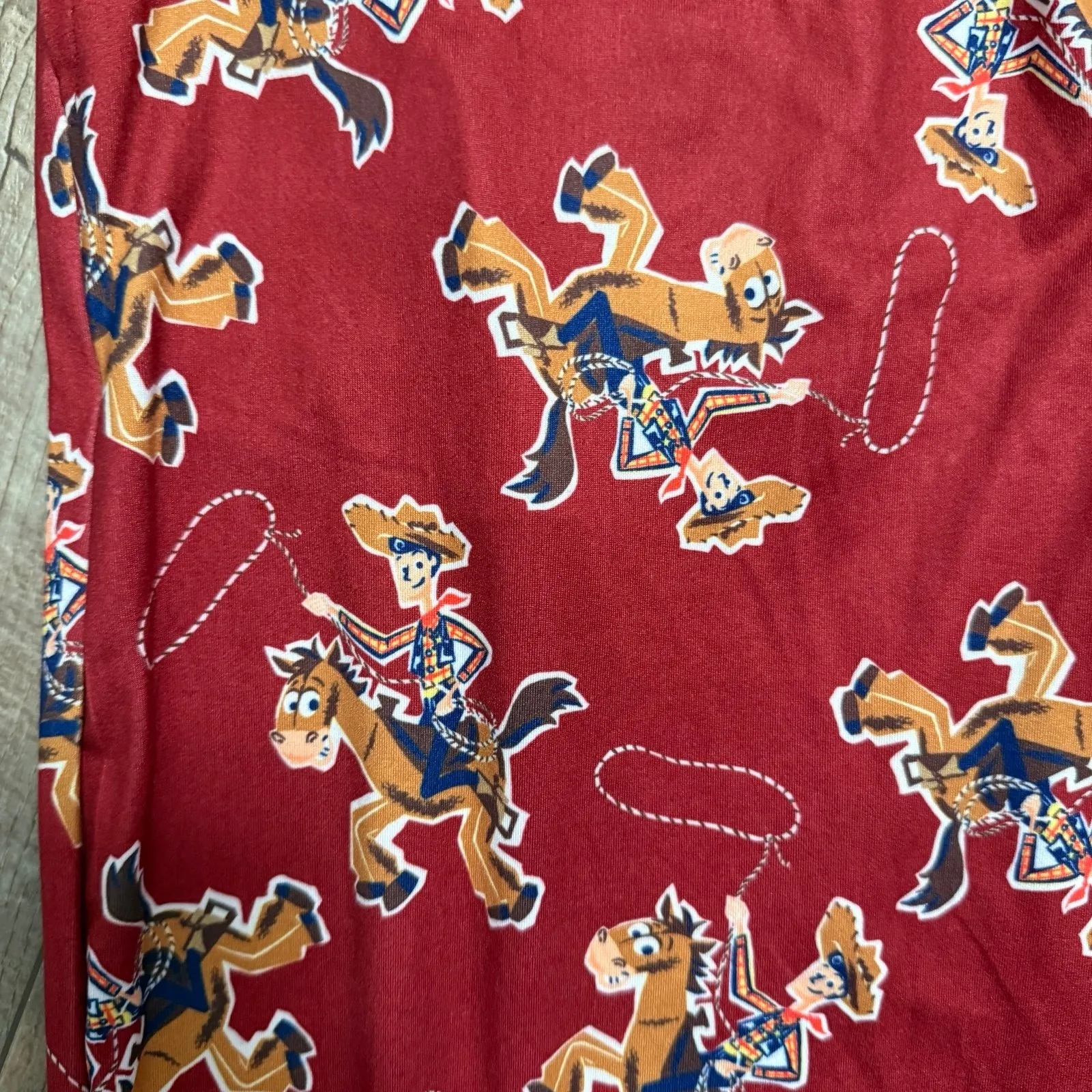 Disney Pixar Toy Story Lounge/Pajama Pants sz XS Red - Image 3