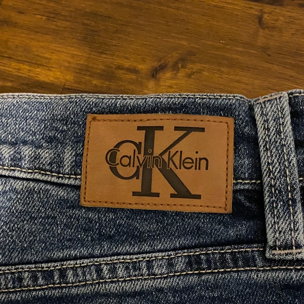 Calvin Klein Womens Dark Blue Jeans 14 - Image 5