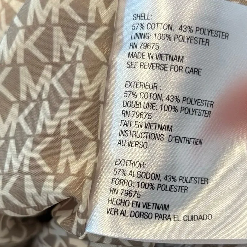 MICHAEL Michael Kors Pink Hooded Jacket With Scarf Size Large‎ - Image 11