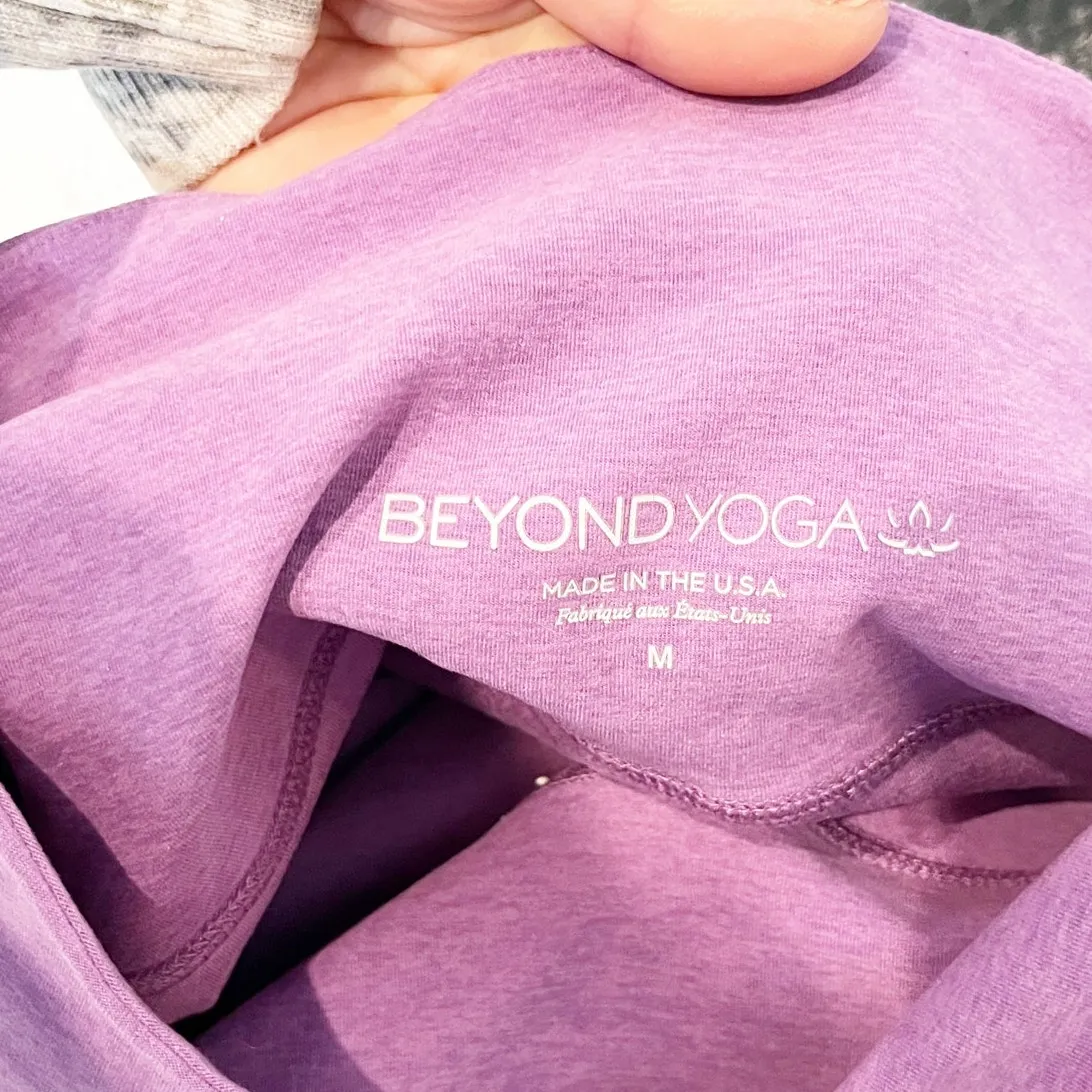 Beyond Yoga Spacedye Caught In The Midi High Rise Legging Lilac Petal Heather M - Image 3