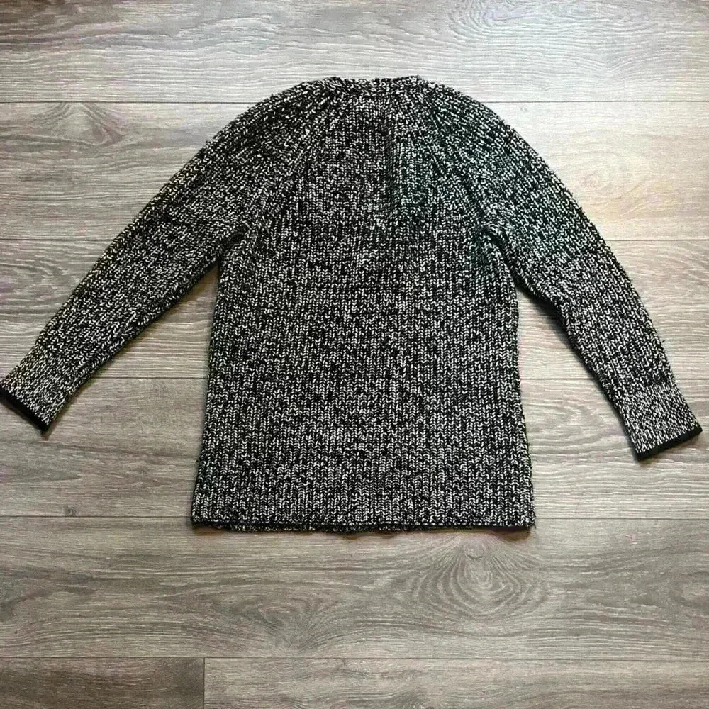 Rag & bone denim Black White V Neck Long Sleeve Sweater Size XXS - Image 2