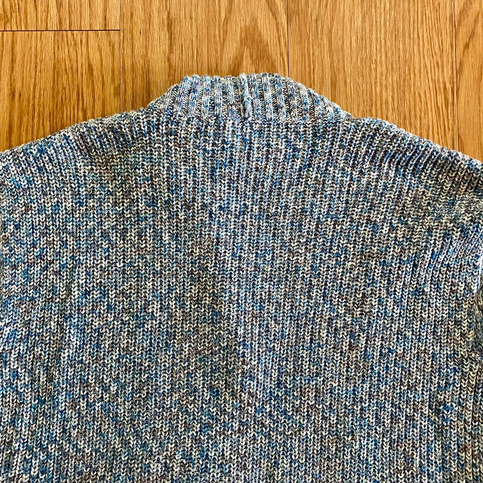 CAbi Love Carol Napa #3165 Blue Knit Duster Vest Womens XXS - Image 8