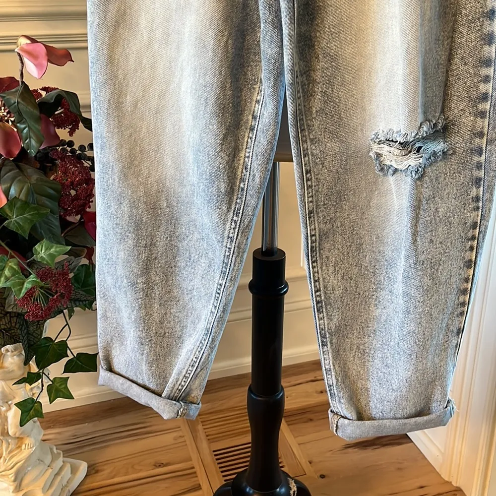 High Waist Loose Mom Jeans Womens 5 New Waist 27 - Image 7