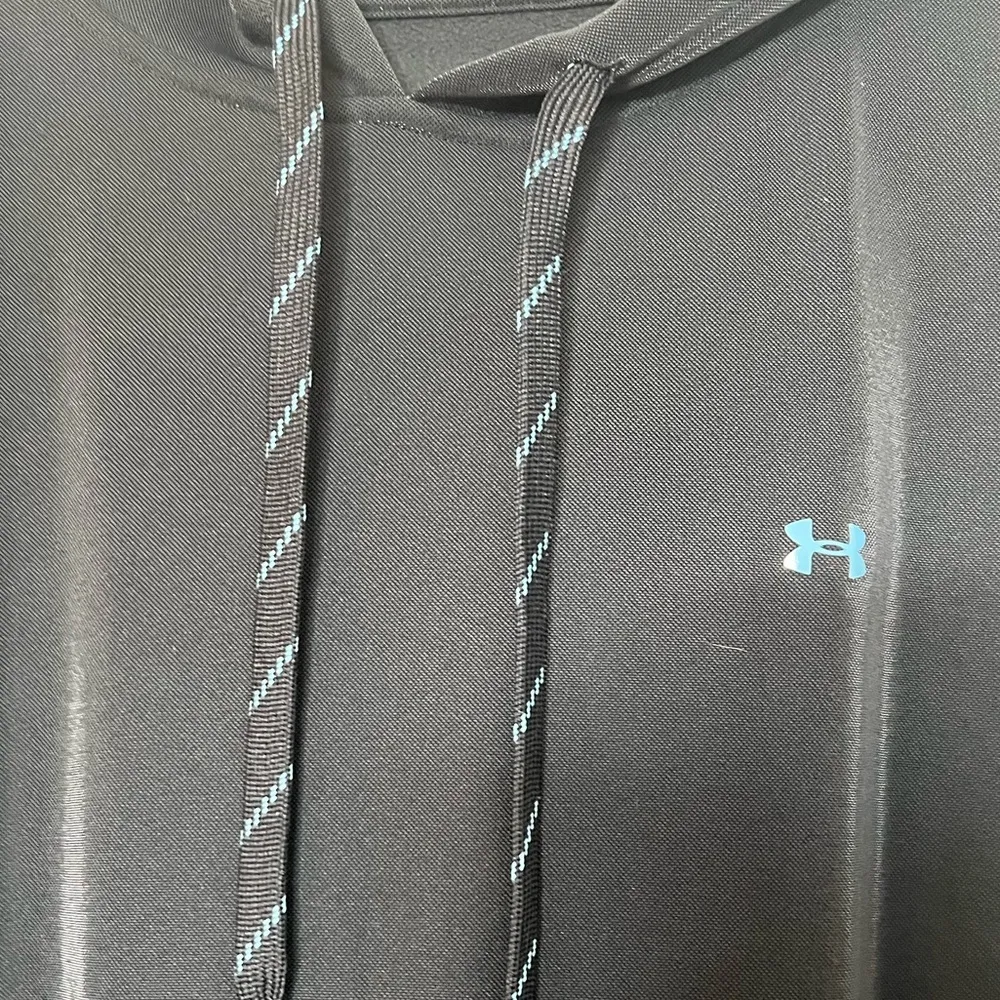 Under Armour Black ColdGear Hoodie Size L - Image 3