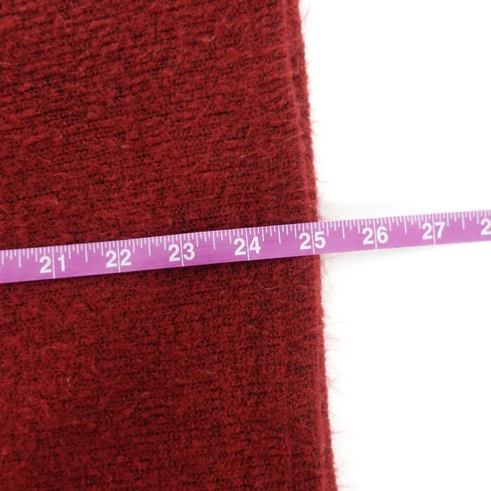 1988 Oversized Baggy Loose Fit Burgundy Red Rust Sweater - Image 10