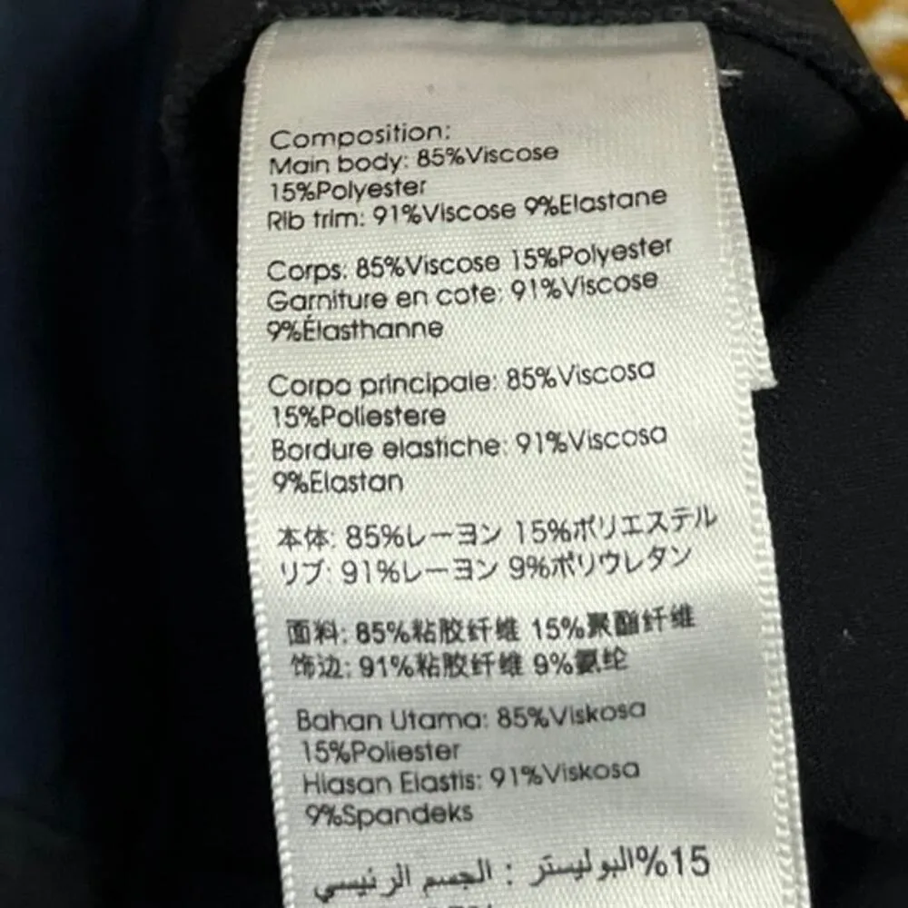 3.1 Phillip Lim Women's Black High Waisted Drawstring Jogger Sweat Pants Size 4 - Image 5