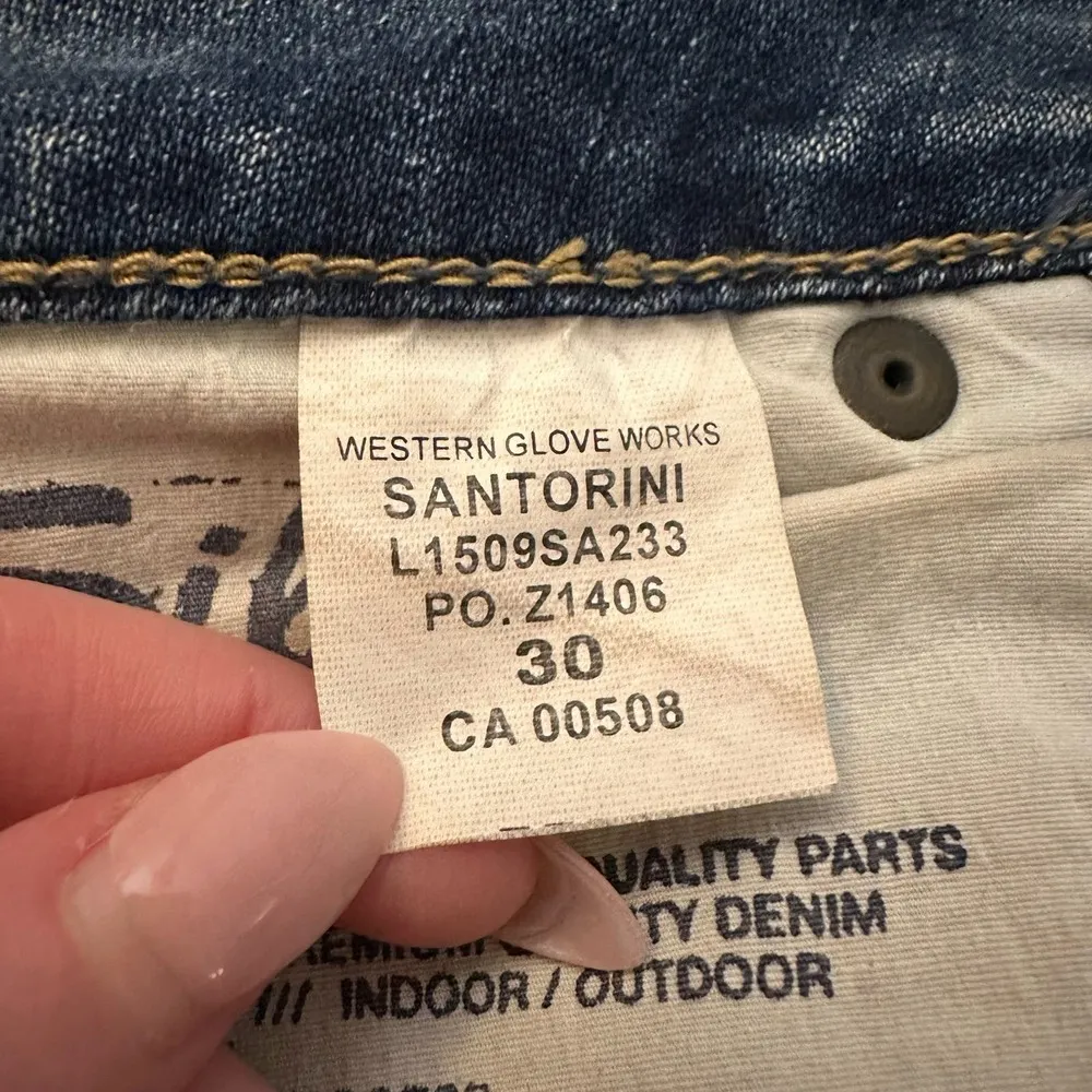 Silver Jeans Santorini light wash cropped straight leg jeans size 30 - Image 8