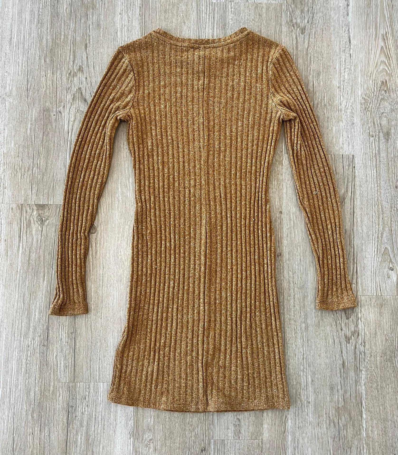 Womens Forever 21 Contemporary Brown Sweater Dress - M - Image 3
