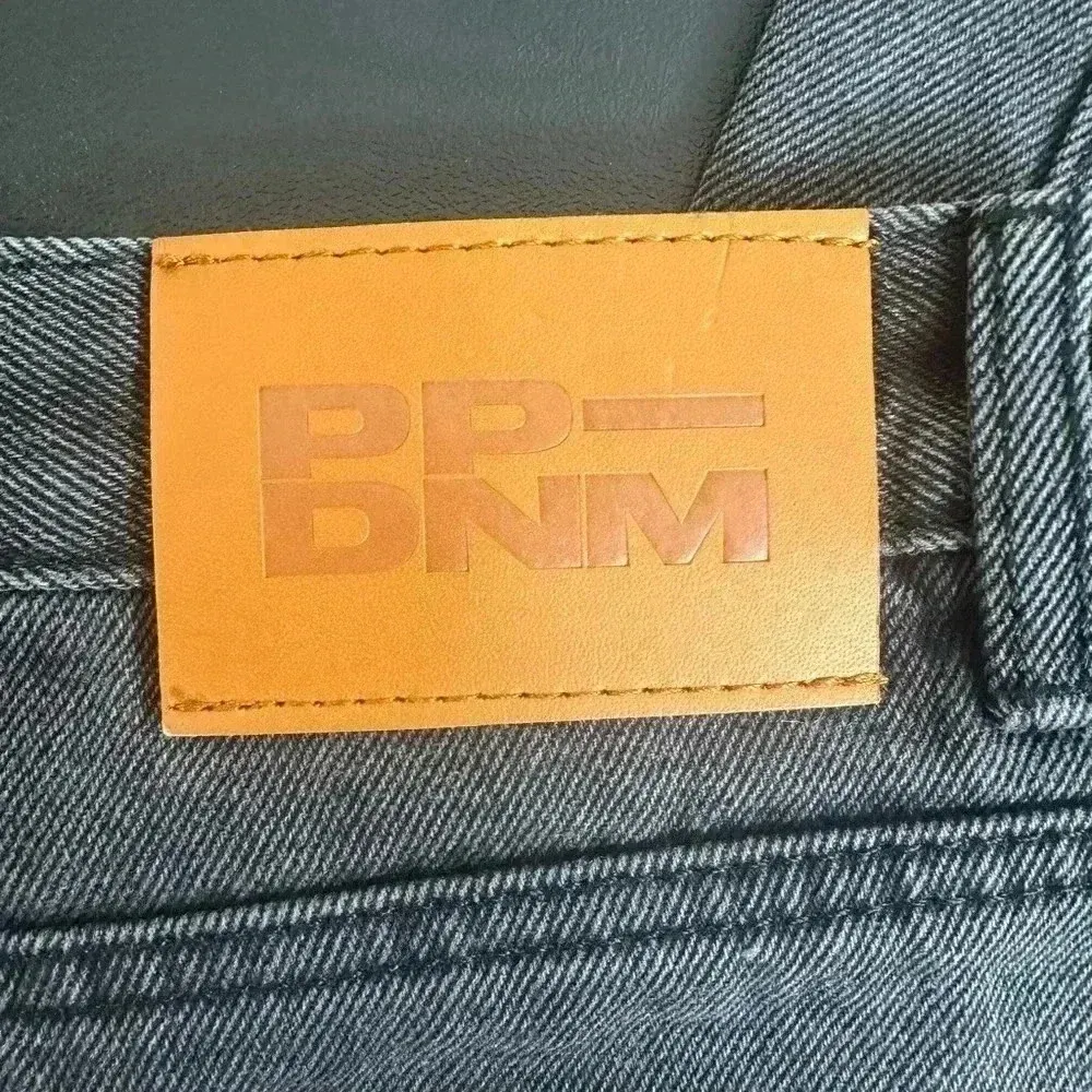 Princess Polly HIgh rise Black Wash Wide Leg Ripped Distressed Jeans Size 4 - Image 4